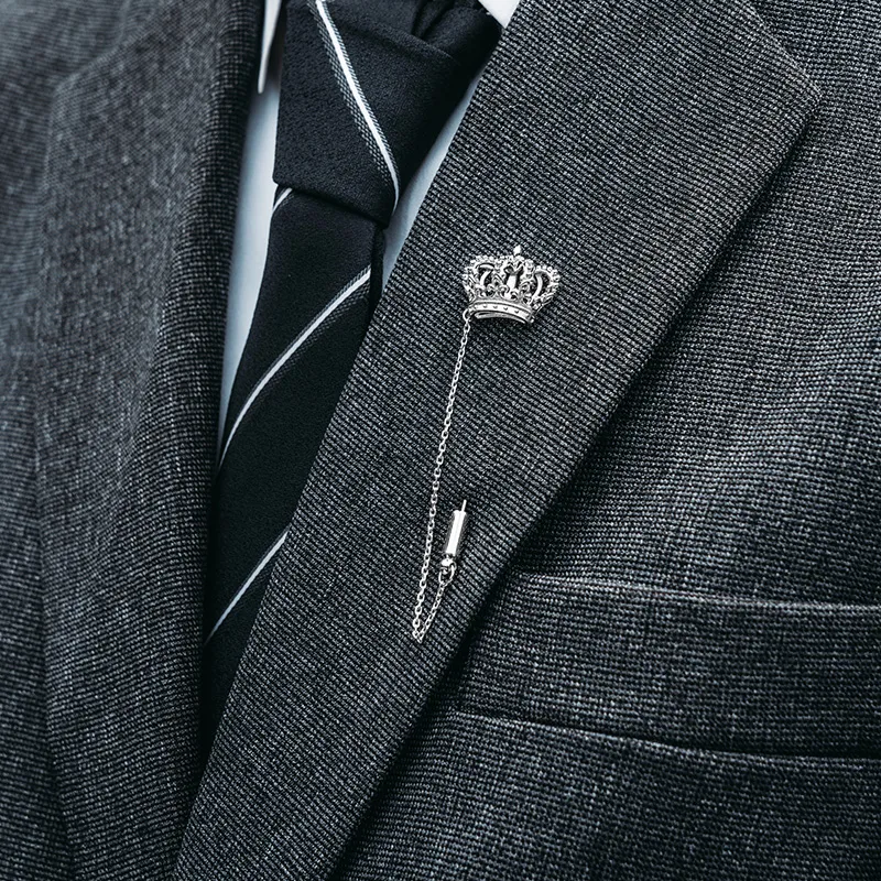 MYSH 925 Sterling Silver Brooches Men's-8