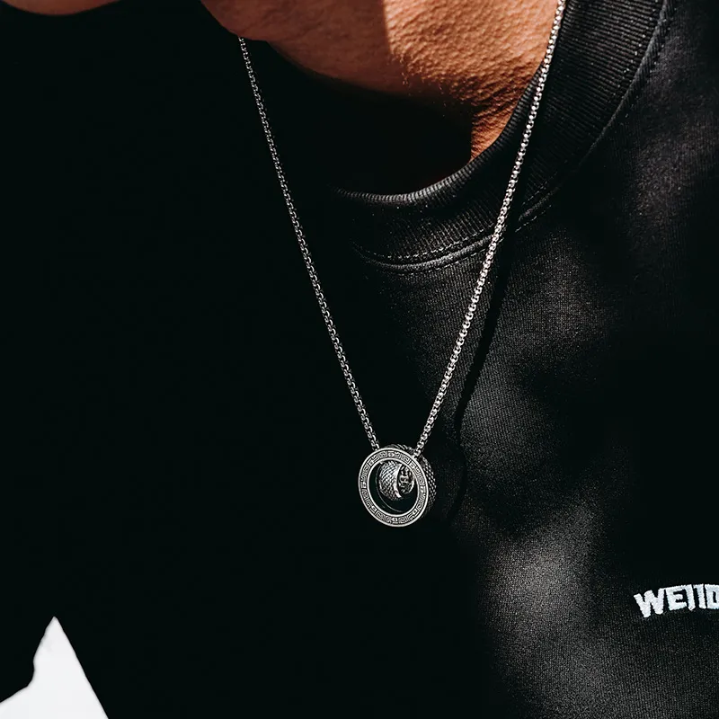 MYSH 925 Sterling Silver Necklaces Men's-5