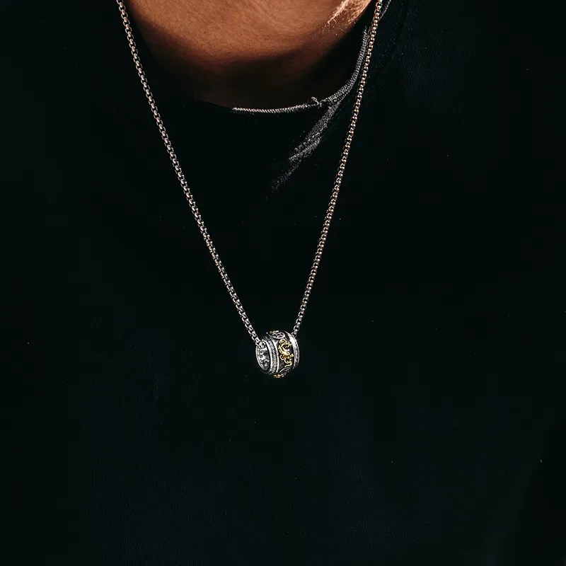 MYSH 925 Sterling Silver Necklaces Men's-4