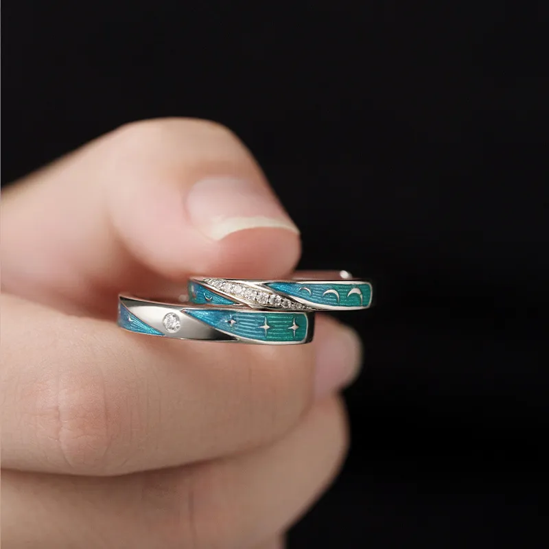 SINCE YOU S925 Silver Rings Unisex-3