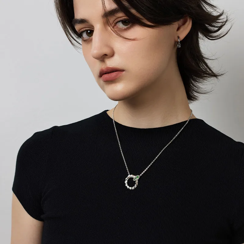 SINCE YOU S925 Silver Necklaces Unisex-1