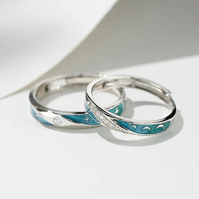 SINCE YOU S925 Silver Rings Unisex-5