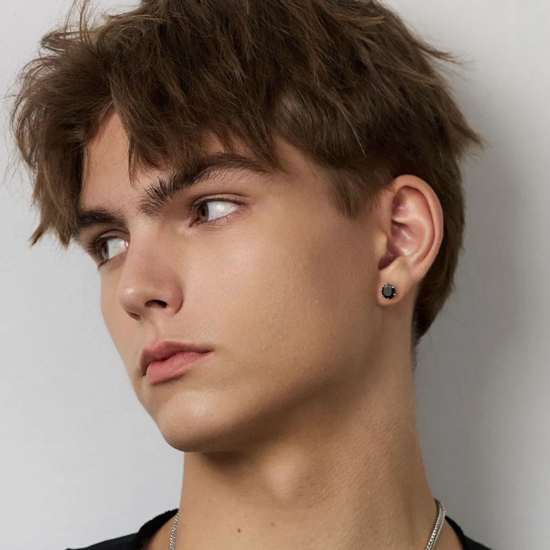 SINCE YOU 14K Gold Stud Earrings Unisex-6