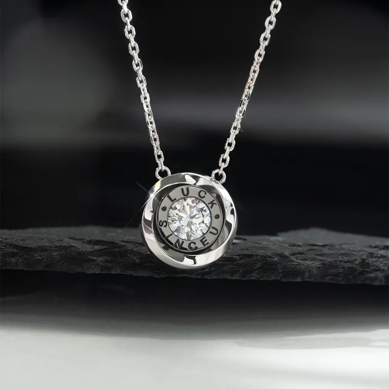 SINCE YOU S925 Silver Necklaces Unisex-2