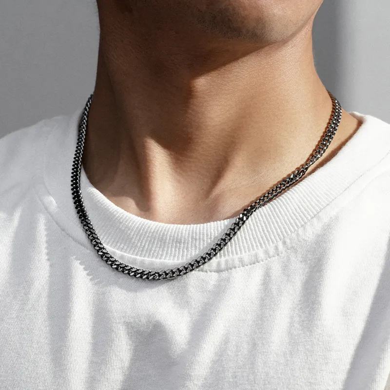 SINCE YOU S925 Silver Necklaces Unisex-14