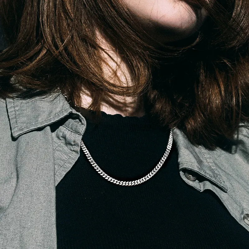 SINCE YOU S925 Silver Necklaces Unisex-10