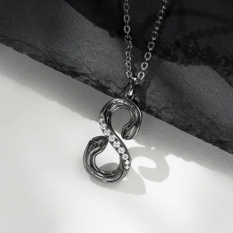SINCE YOU S925 Silver Necklaces Unisex-3