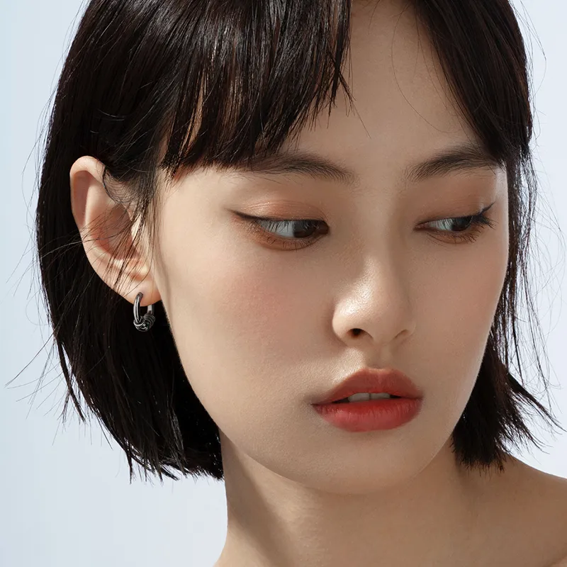 SINCE YOU S925 Silver Earrings Unisex-3