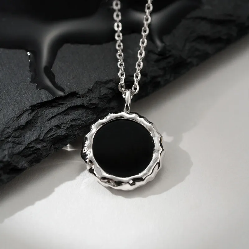 SINCE YOU S925 Silver Necklaces Unisex-4