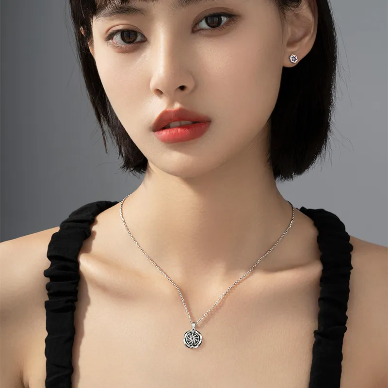 SINCE YOU S925 Silver Necklaces Unisex-3