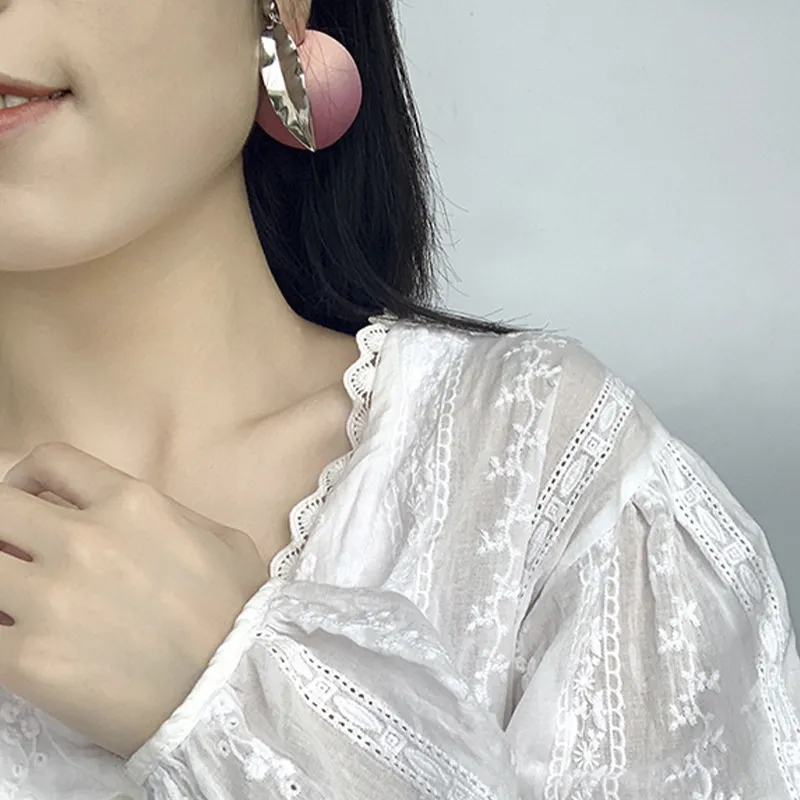 Wakfu Blended Material Earrings Women's-12