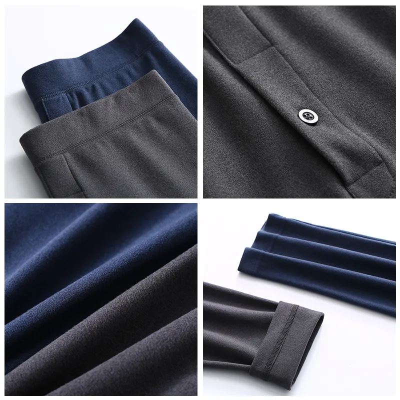 H YXIANG Men Thermal Pants-8