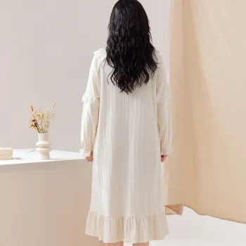MIIOW Nightgown Women's Cream Beige
