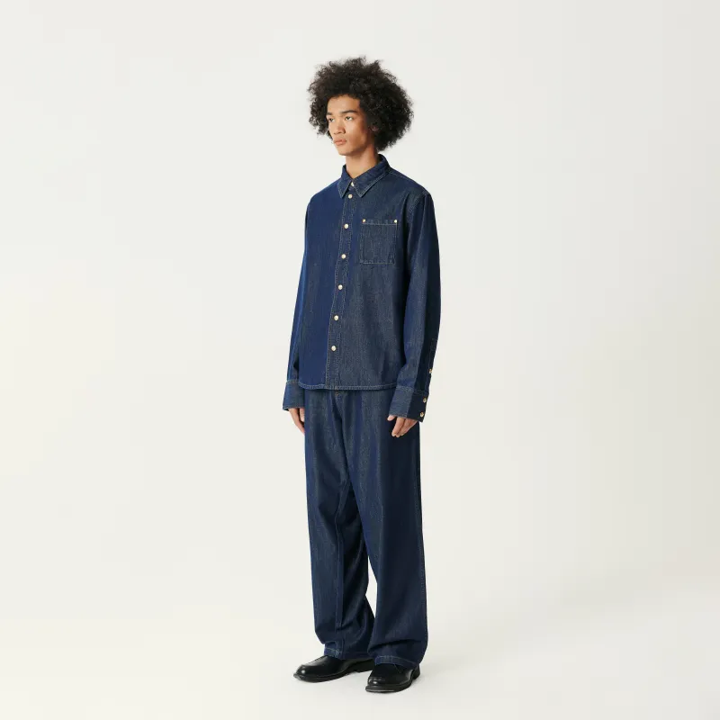 GALLIANO LANDOR Casual Pants Unisex Dark Blue-4