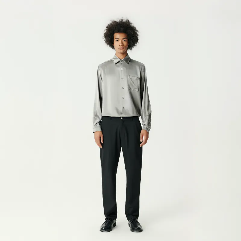 GALLIANO LANDOR Shirt Unisex Mercury Gray-2