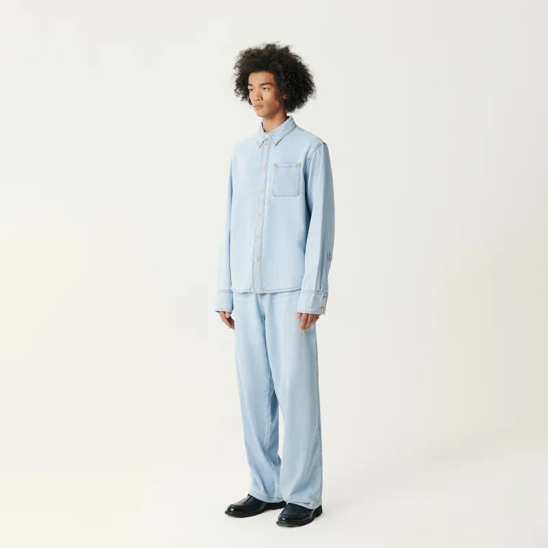 GALLIANO LANDOR Jeans Unisex Light Blue-4