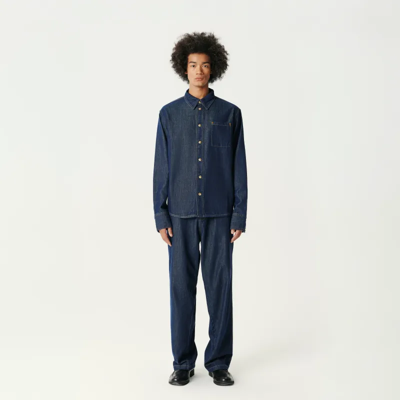 GALLIANO LANDOR Casual Pants Unisex Dark Blue-2