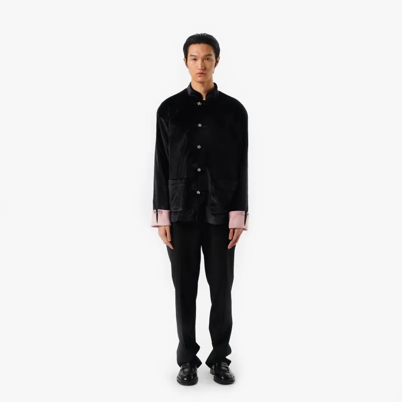 GALLIANO LANDOR Jackets Coats Unisex Black Pink-2
