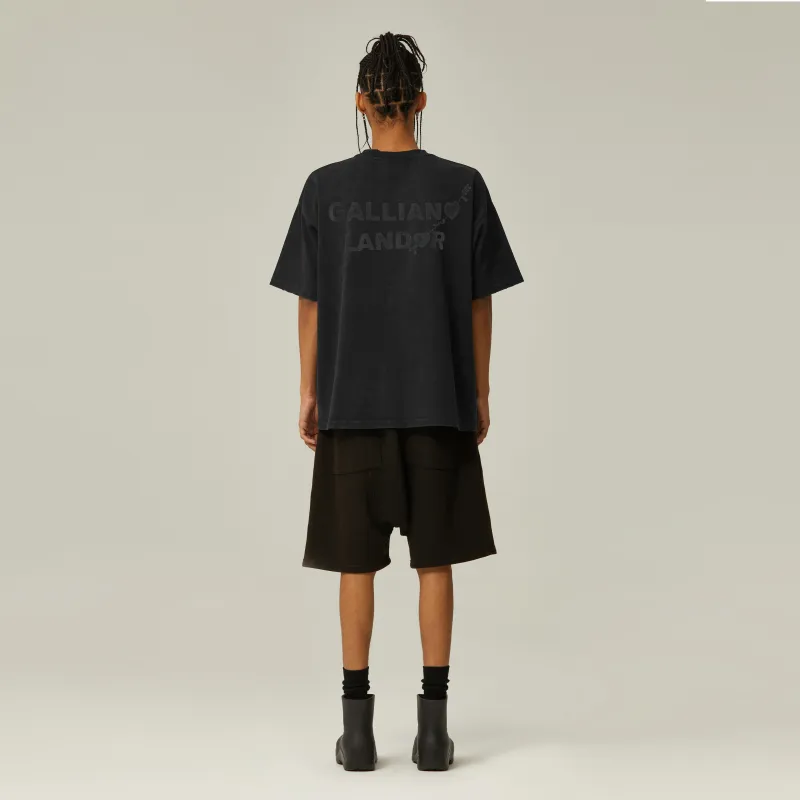 GALLIANO LANDOR T Shirt Unisex Black-2