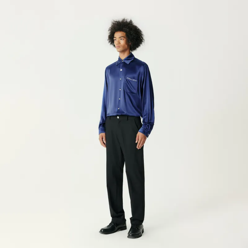GALLIANO LANDOR Shirt Unisex Midnight Blue-4
