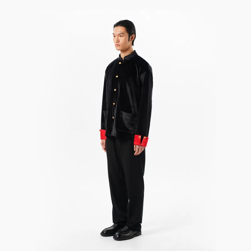 GALLIANO LANDOR Jackets & Coats Unisex Black Red-4