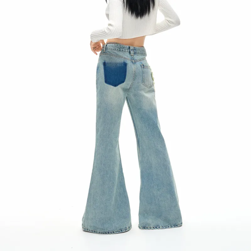 NOTAWEAR Jeans Women's Nostalgic Terracotta Blue-3