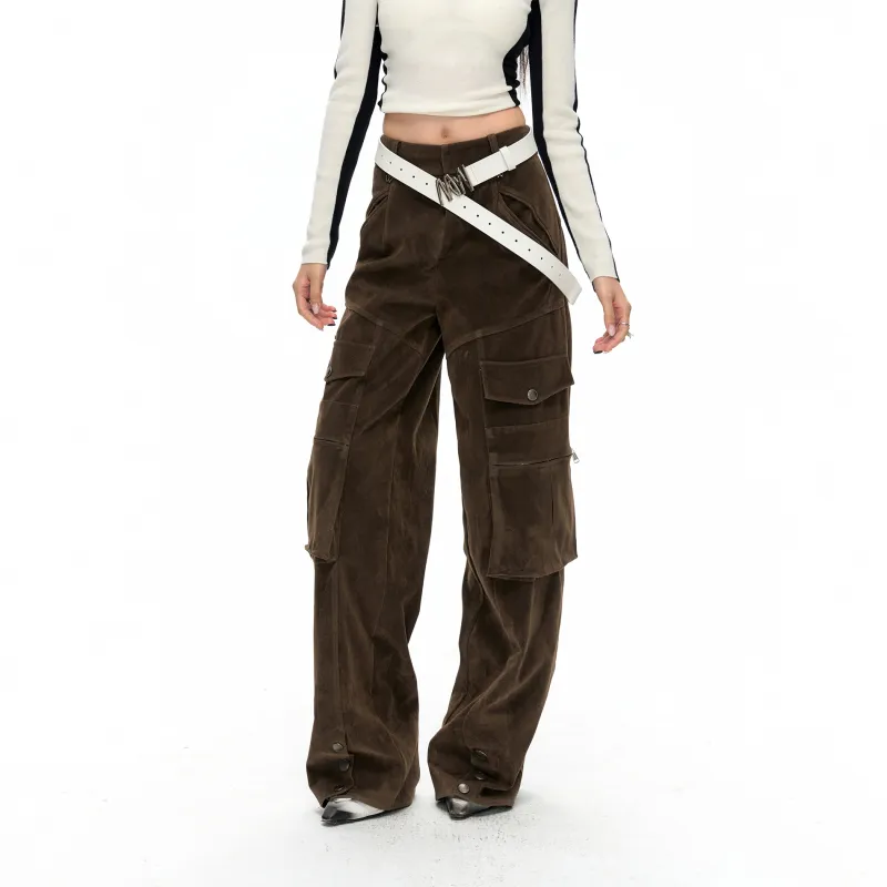 NOTAWEAR Cargo Pants Women's Light Tea Brown-2
