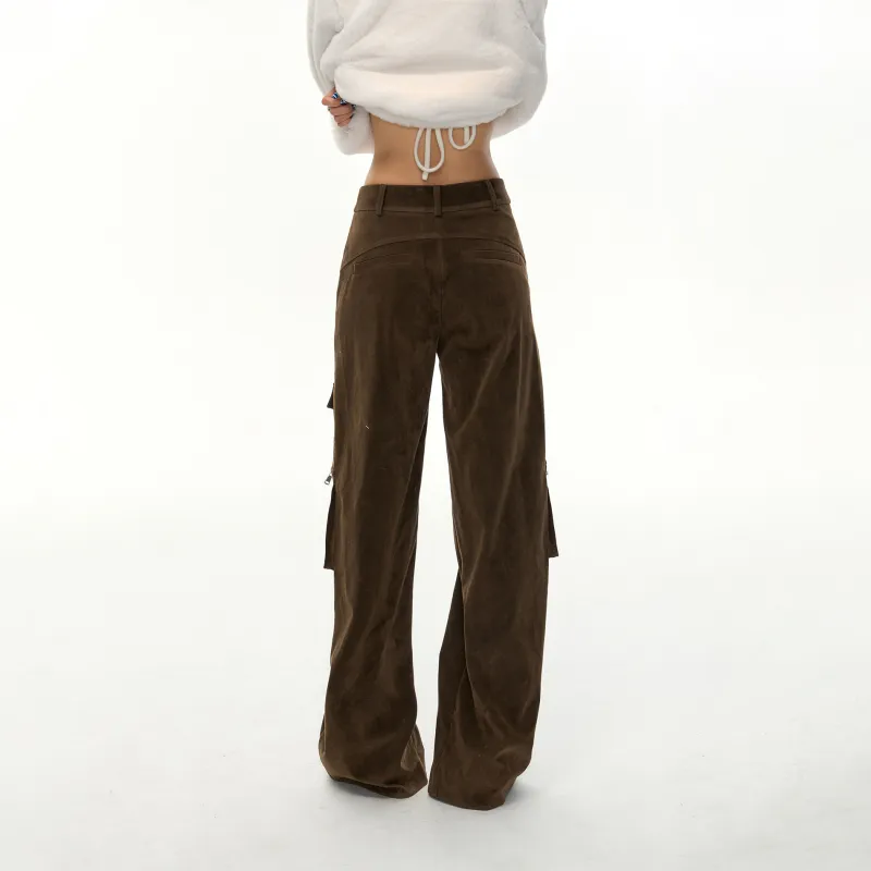 NOTAWEAR Cargo Pants Women's Light Tea Brown-3