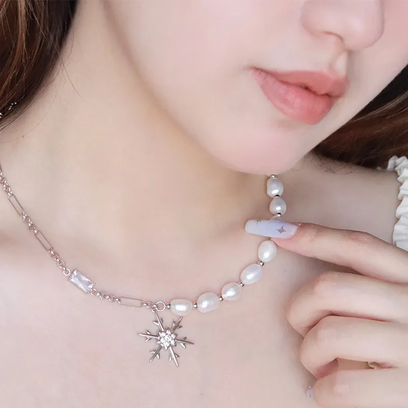PEACE & CAT Baroque Pearl Necklaces Women's-3