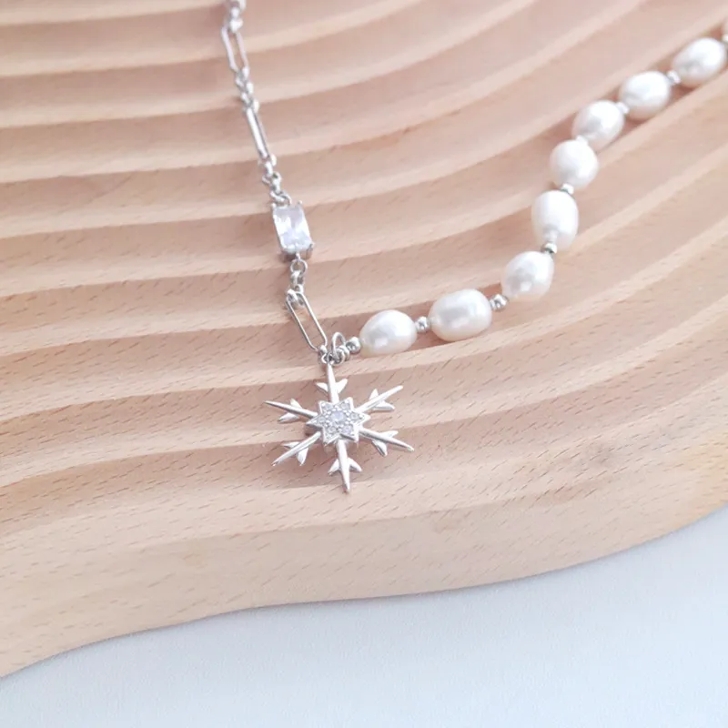 PEACE & CAT Baroque Pearl Necklaces Women's-4