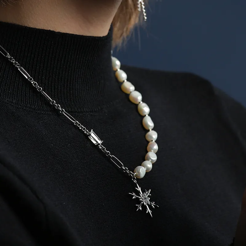 PEACE & CAT Baroque Pearl Necklaces Women's-2