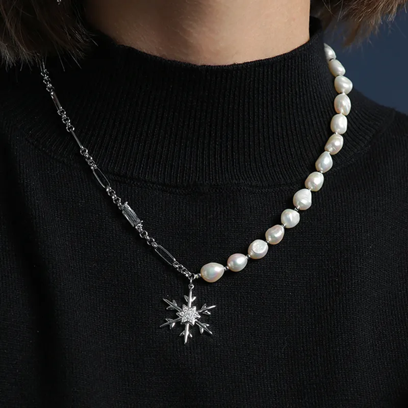 PEACE & CAT Baroque Pearl Necklaces Women's-1