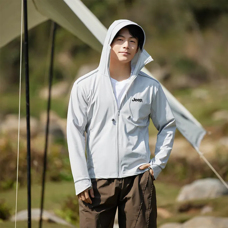 Jeep Ice Edge Sun Protection Collection Breathable Quick Dry Cooling UV Protection Sun Protection Clothing Men's-7