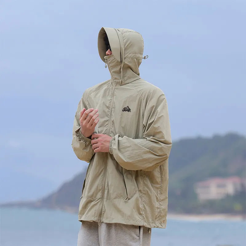 Jeep Ice Edge Sun Protection Collection Super Light Breathable Quick Dry UV Protection Sun Protection Clothing Unisex-23