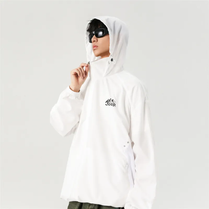 Jeep Super Light Breathable Dust Resistant UV Protection Sun Protection Clothing Unisex-5