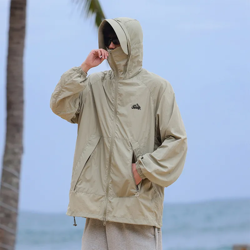 Jeep Ice Edge Sun Protection Collection Super Light Breathable Quick Dry UV Protection Sun Protection Clothing Unisex-24