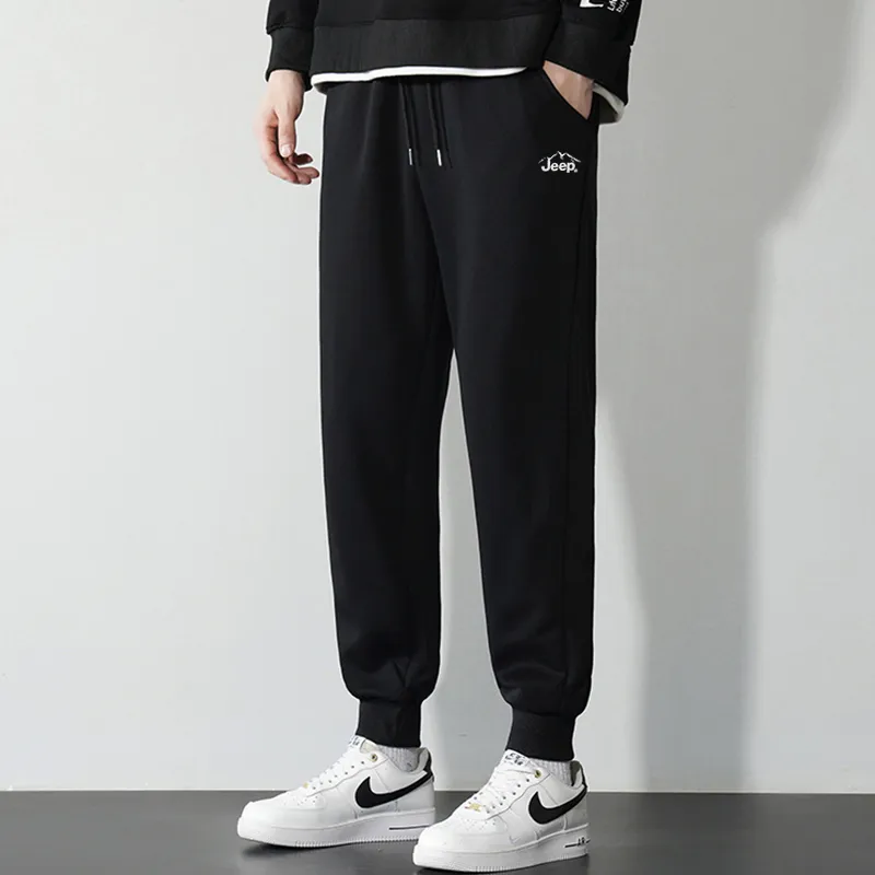 Jeep Fashion Sports Collection Knitted Sweatpants Men's-9
