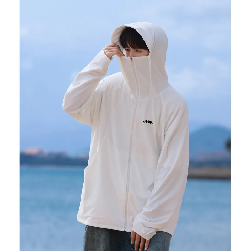 Jeep Super Light Quick Dry Dust Resistant Windproof Cooling UV Protection Sun Protection Clothing Men's-3