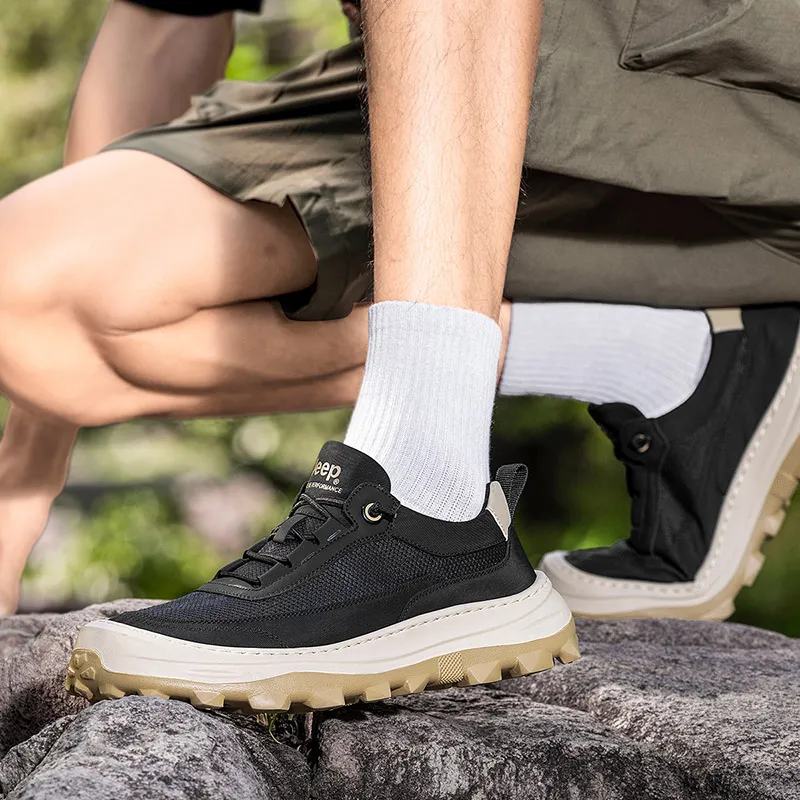 Jeep Outdoor Life Low Top Hiking Shoes Men's-3