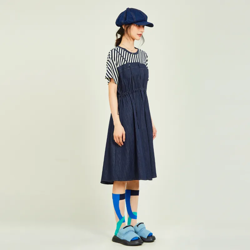 MUGUOGUOMU Short Sleeved Dress Women's-5