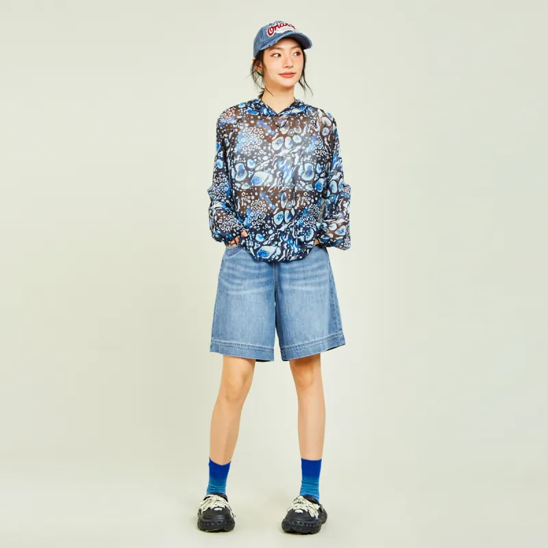 MUGUOGUOMU Denim Shorts Women's-2