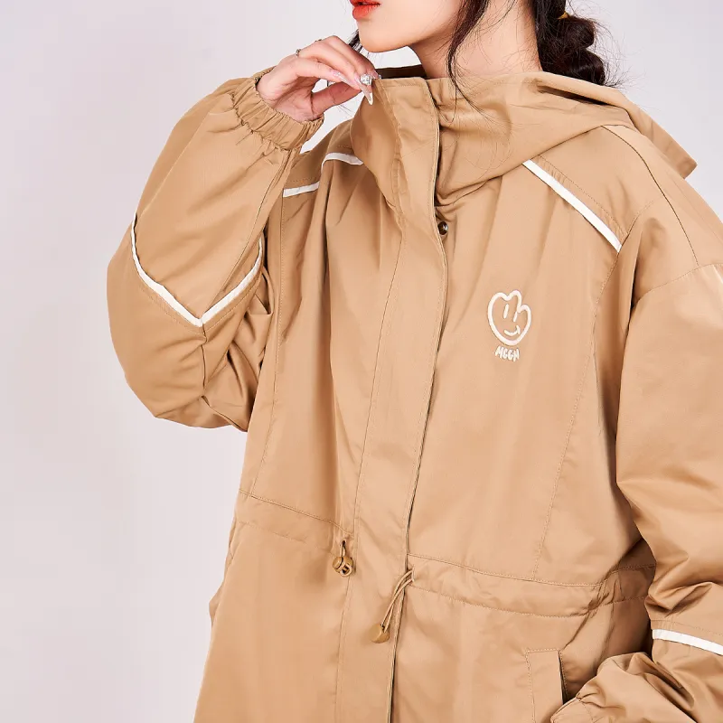 MUGUOGUOMU Cropped Coats Women's-3