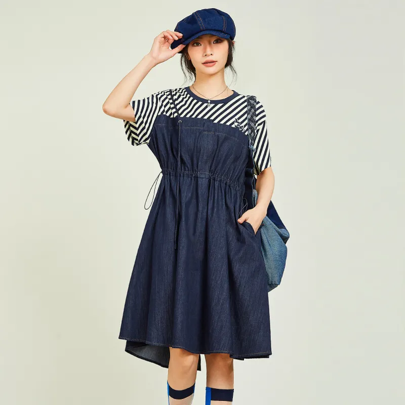 MUGUOGUOMU Short Sleeved Dress Women's-2