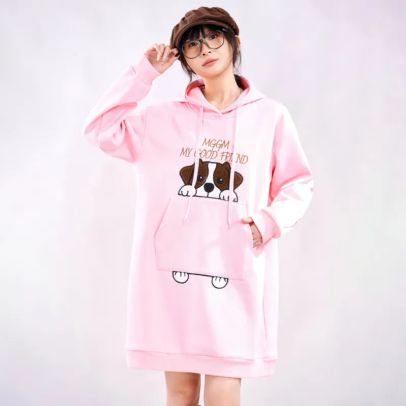 MUGUOGUOMU Long Sleeved Dresses Women's-2