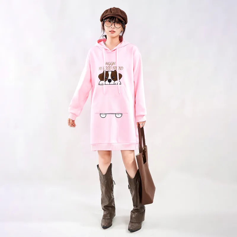 MUGUOGUOMU Long Sleeved Dresses Women's-3