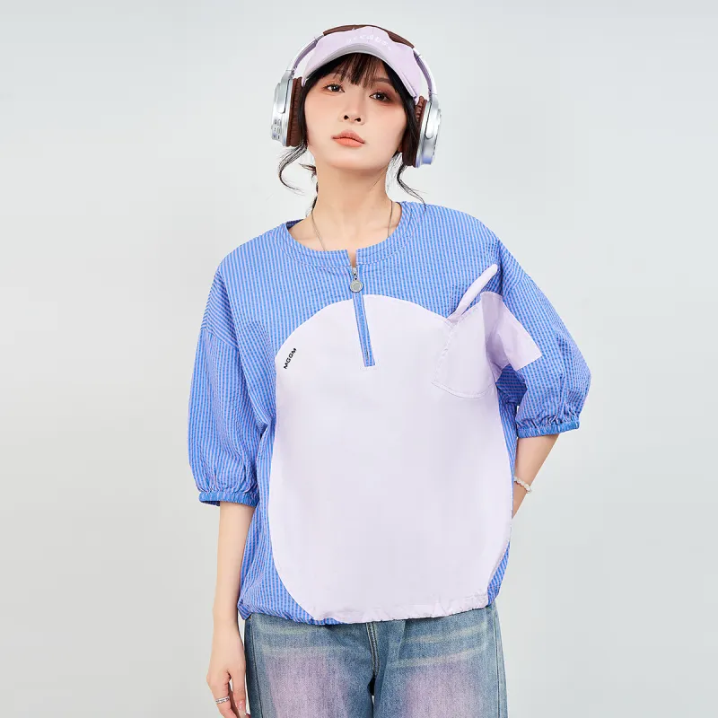 MUGUOGUOMU T Shirt Women's Taro Purple-2
