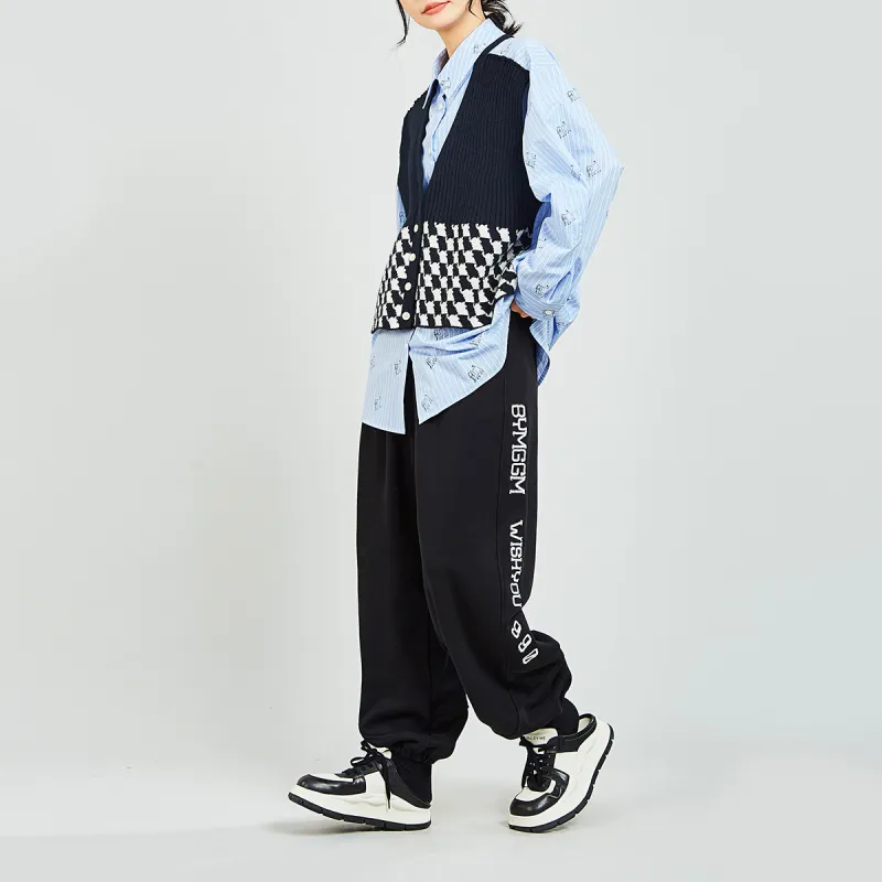 MUGUOGUOMU Knitted Sports Pants Women's-1