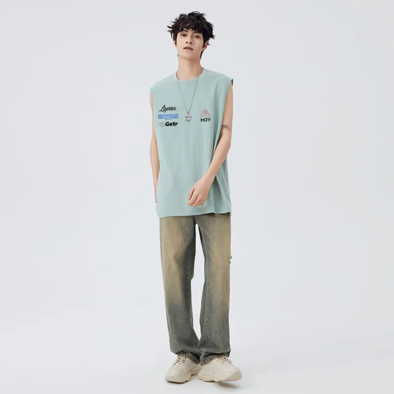 Cotton Gene Tank Tops Unisex-16