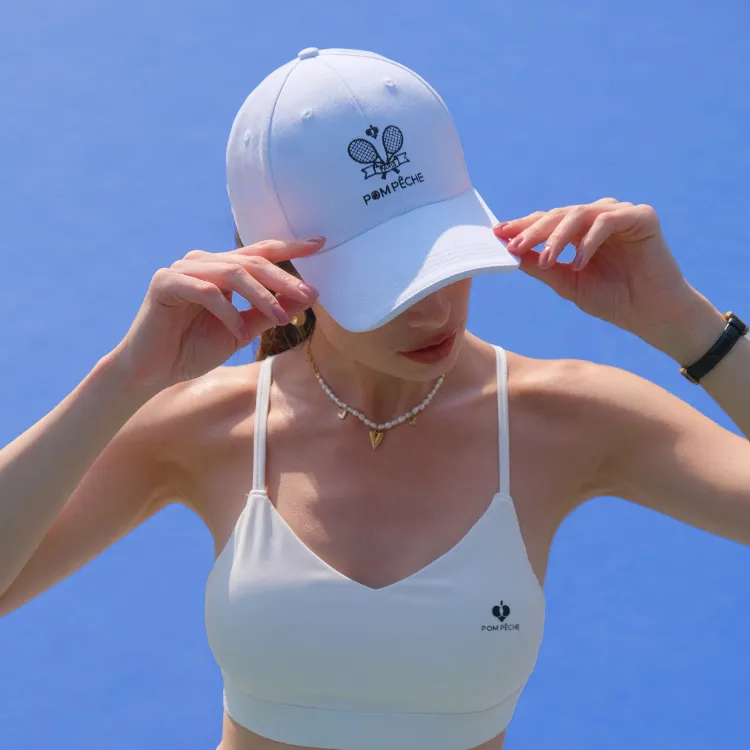 POM PECHE Cotton Baseball Caps Unisex-17