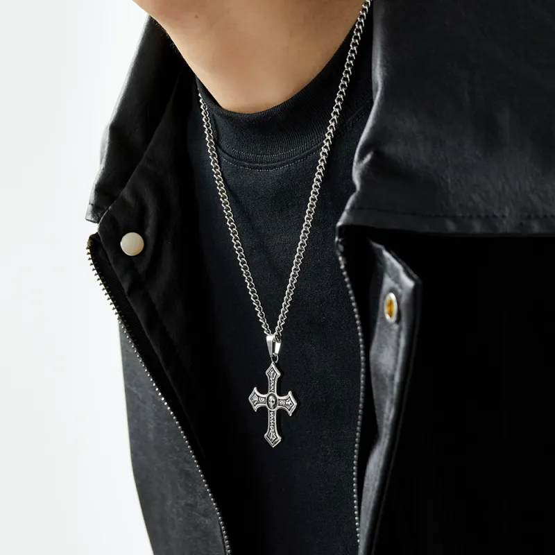 ENFANTIN Titanium Steel Necklaces Unisex-2
